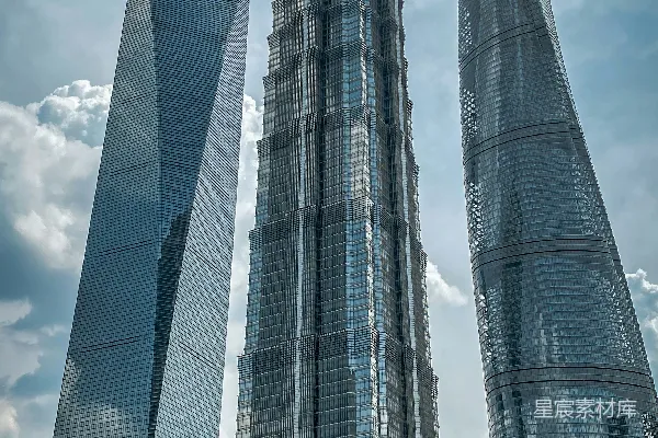 高清摄影 几栋摩天大楼