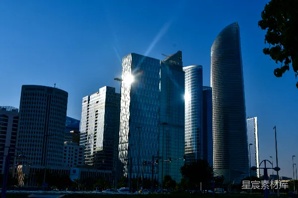 高清摄影 一组高楼建筑
