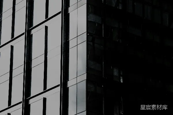 高清摄影 白色和黑色的混凝土建筑