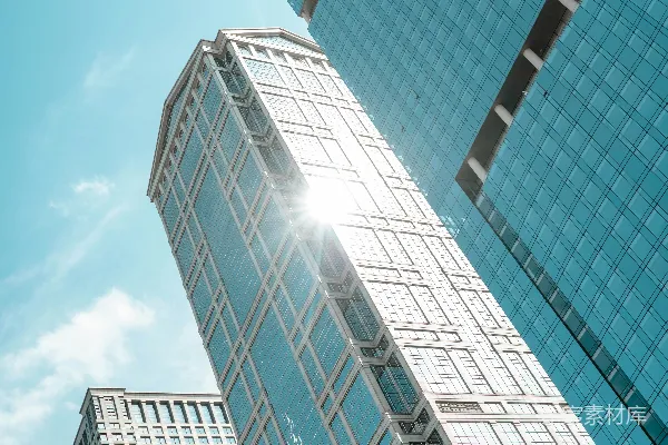 高清摄影 建筑物的低角度视角