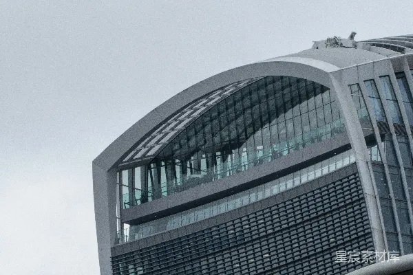 高清摄影 白色和黑色混凝土建筑