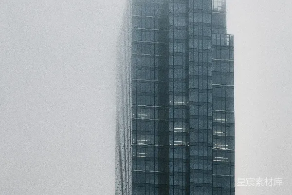 高清摄影 黑白的高层建筑
