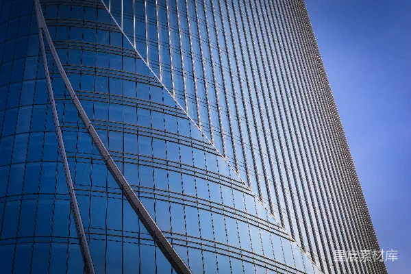 高清摄影 一座建筑物的低角度视图