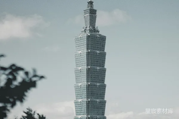 高清摄影 灰色高层建筑