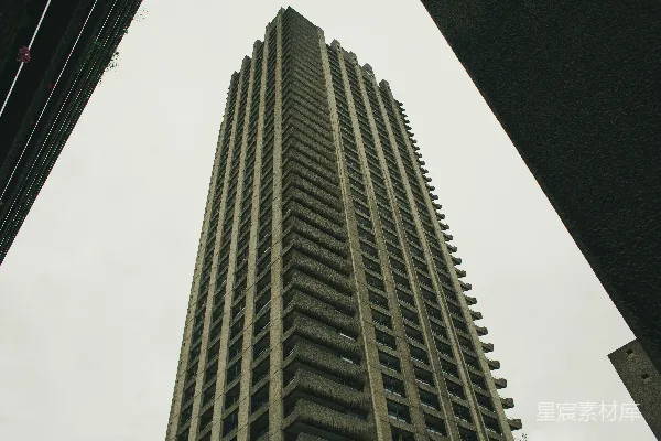 高清摄影 灰色高层建筑