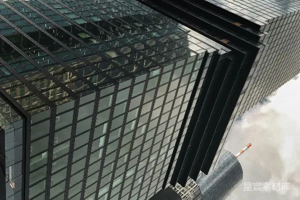高清摄影 黑色和灰色的高层建筑