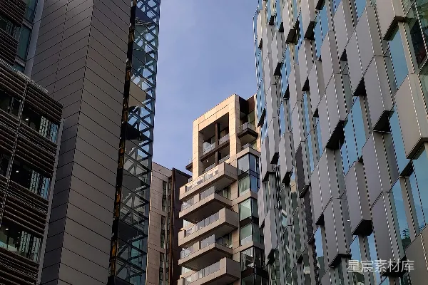 高清摄影 一组建筑物