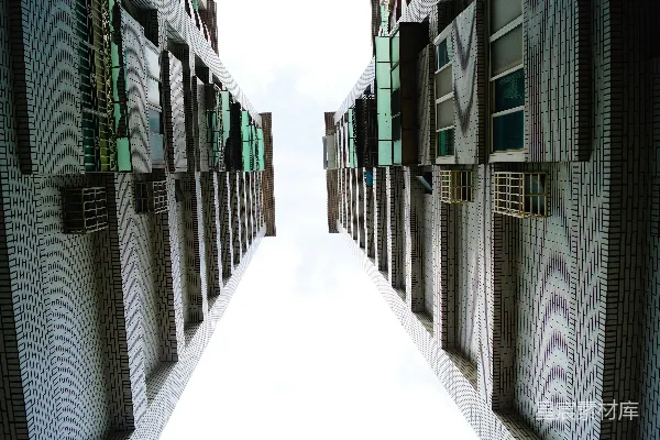 高清摄影 白天的白色混凝土建筑