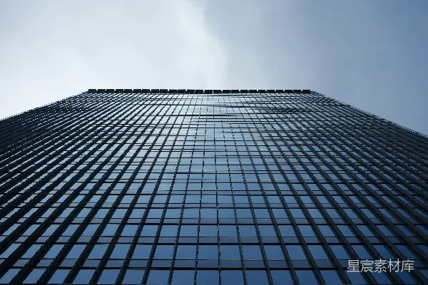 高清摄影 低角度拍摄的高层建筑