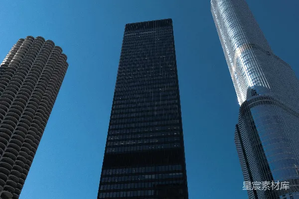 高清摄影 高层建筑的低角度摄影
