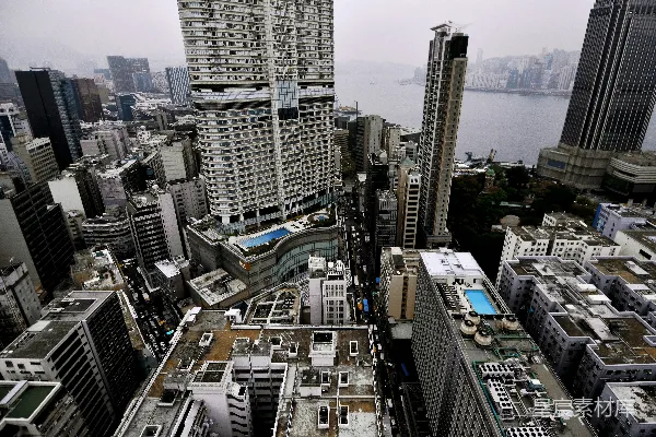 高清摄影 商业建筑的航拍视角