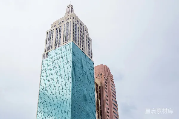 高清摄影 高层建筑的镜像