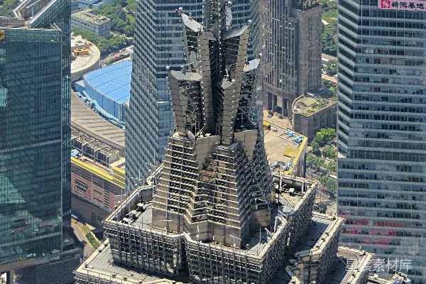 高清摄影 城市建筑物的俯瞰图（白天）