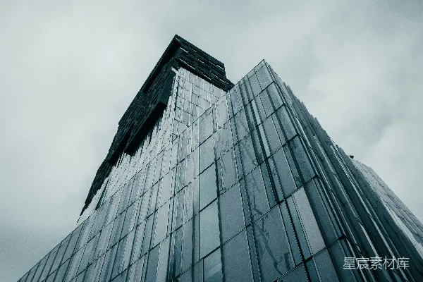 高清摄影 低角度拍摄的高层建筑