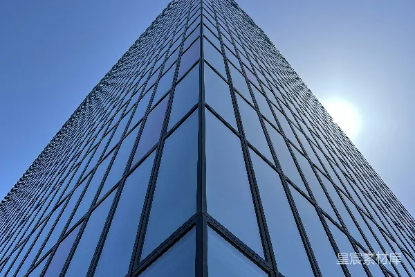高清摄影 一座高大的玻璃建筑