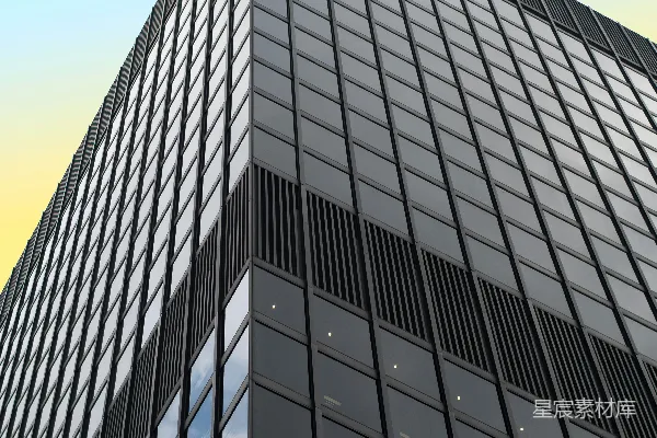 高清摄影 黑白相间的混凝土建筑