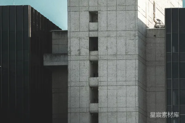 高清摄影 白天的灰色混凝土建筑