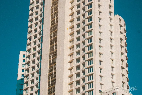 高清摄影 白色混凝土建筑