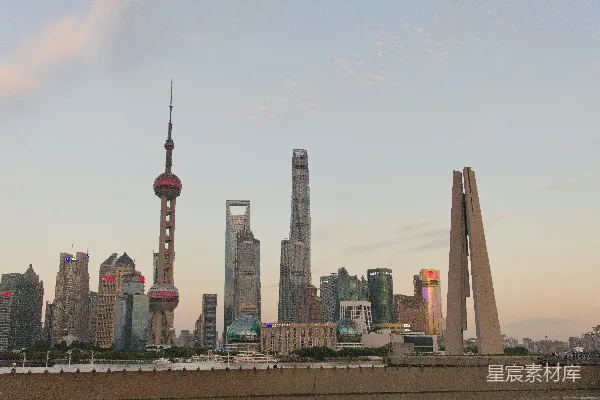 高清摄影 一座城市的城市景观，高楼林立。