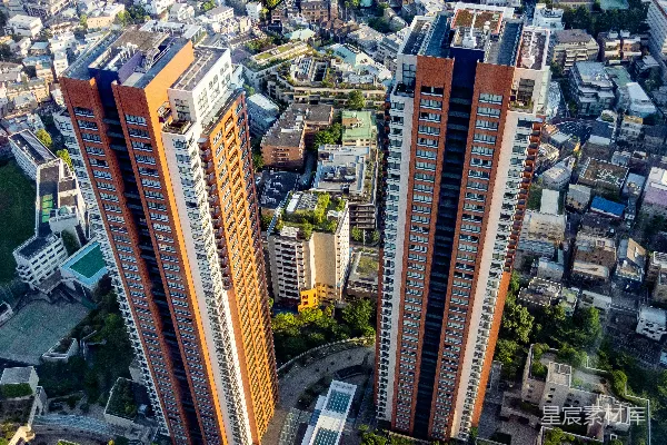 高清摄影 白天的高层建筑