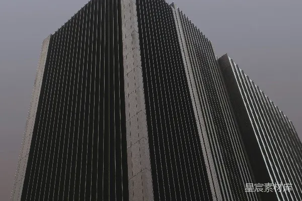 高清摄影 一座非常高大的建筑物，背景是天空。