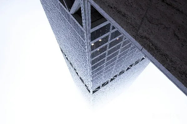 高清摄影 白天的白色混凝土建筑