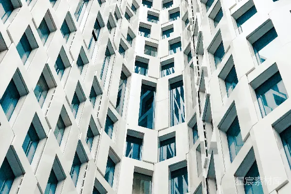 高清摄影 白色粉刷的高层建筑