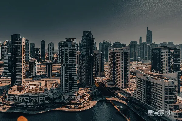 高楼大厦中的城市风景