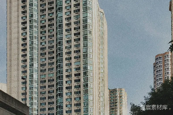 高清摄影 白色建筑的建筑摄影