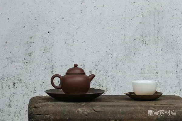 高清摄影 棕色的茶壶
