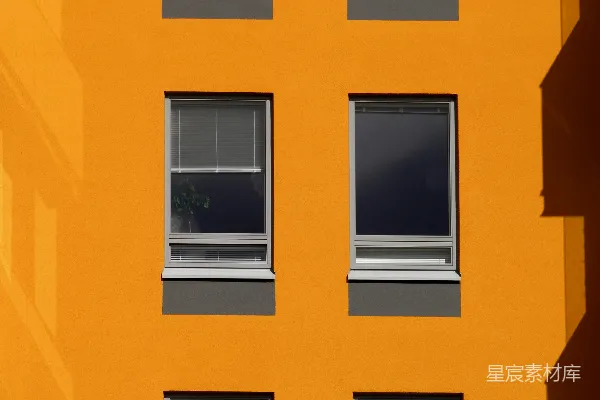 高清摄影 白色木框玻璃窗