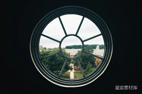 高清摄影 黑白圆镜