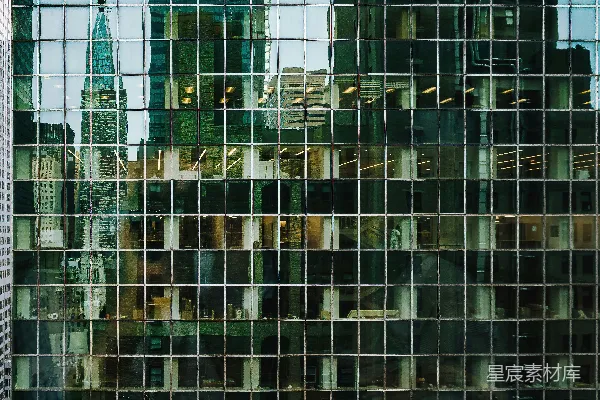 高清摄影 玻璃幕墙的高层建筑