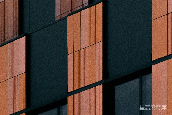 高清摄影 一座有许多窗户的建筑的特写照片