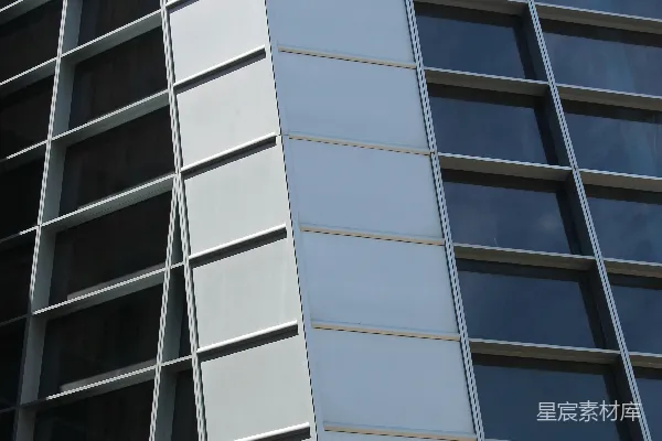 高清摄影 混凝土高层建筑的角落