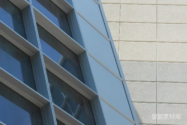高清摄影 城市照片中的蓝白建筑