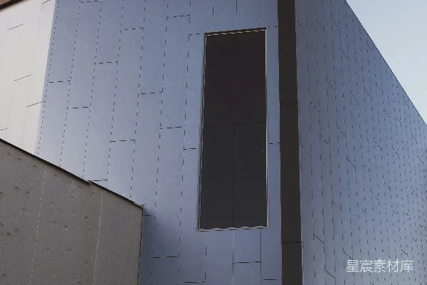 高清摄影 白天蓝天下的白色混凝土建筑