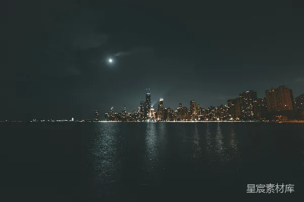 夜晚的建筑