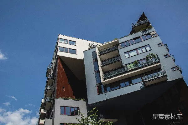 高清摄影 灰色混凝土建筑