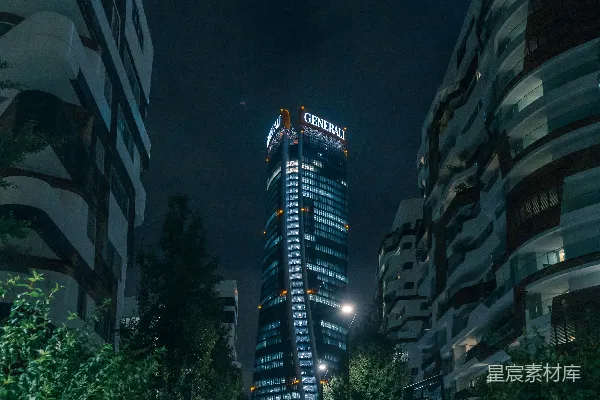 高清摄影 黑白高层建筑