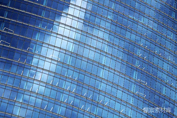 高清摄影 现代玻璃建筑外墙反射天空
