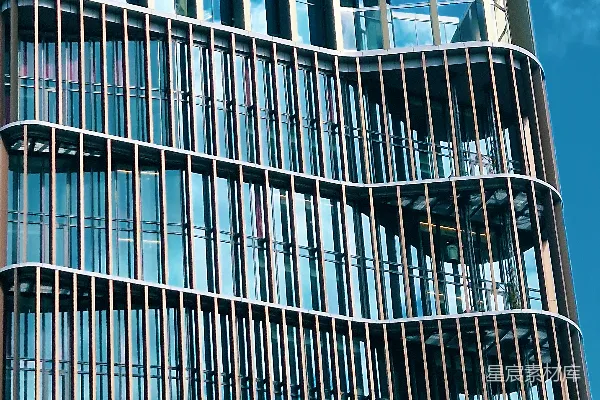 高清摄影 低角度的建筑物视角