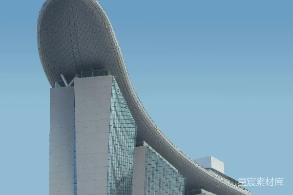 高清摄影 蓝灰色玻璃高层建筑