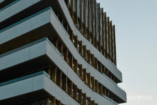 高清摄影 灰色建筑的建筑摄影