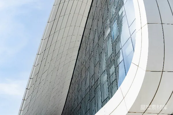 高清摄影 现代化的玻璃幕墙建筑