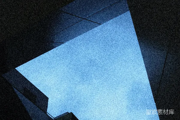 高清摄影 现代建筑构图与多云的蓝天