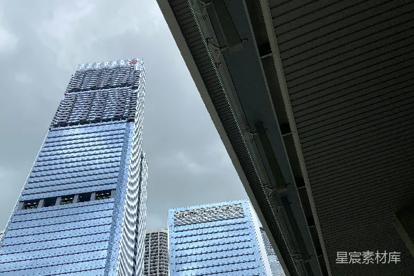 一座城市中几座摩天大楼
