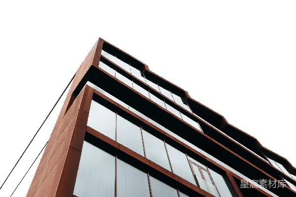 高清摄影 一座高大的建筑物，顶部有很多窗户。