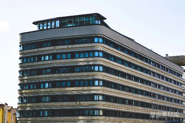 高清摄影 黑色高层建筑