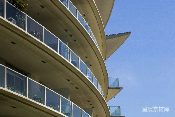 高清摄影 白天的白色混凝土建筑
